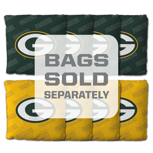 YouTheFan NFL 2' x 4' Slogan Series Professional Wood Cornhole Game - color: Green Bay Packers