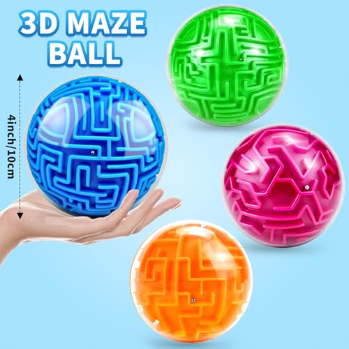 YongnKids Amaze 3D Memory Sequential Maze Ball Puzzle Toy Gifts for Kids Adults - Challenges Game Lover Tiny Balls Brain Teasers Game (Blue) - color: Blue