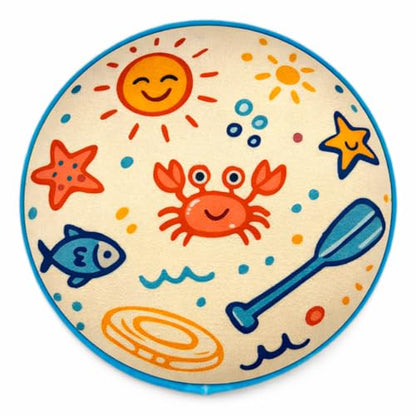 Soft Flying Disc Toy, Mini Lightweight SBR Foam Flyer, Flexible Safe Catch Flying Disc for Indoor Outdoor Play - style: A