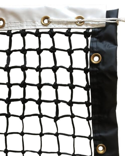Professional Tennis Net 42 FT x 3.5 FT Double-Layer Non-Deforming Standard Replacement Tennis Net with 1.57 in Mesh Compatible with All Standard Outdoor Indoor Tennis Posts