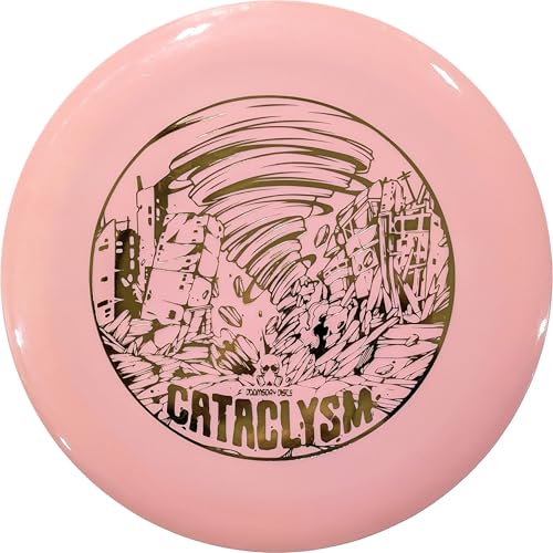 DOOMSDAY DISCS Cataclysm Disc Golf Advanced Distance Driver in Survival Plastic - color: Pink