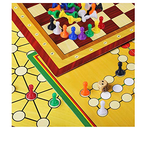 Shappy 32 Pieces Multicolor Plastic Pawn Chess Pieces for Board Games Pawns Tabletop Markers 1 Inch