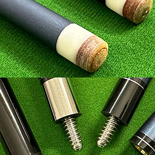 Carbon Fiber Pool Cue Stick 9.5mm Low Deflection Billiard Cue Set with Case Accessories Professional Snooker Table Cue for Home Bars Pool Halls, Gray3 - color: Gray3