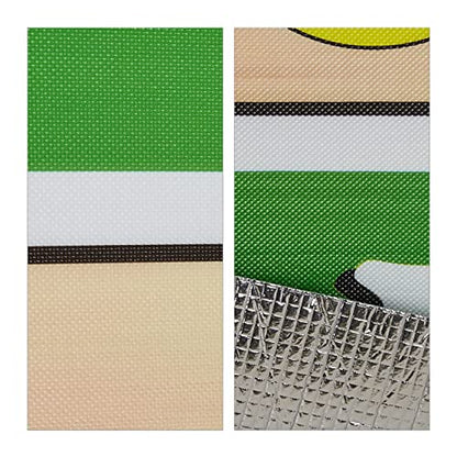 Relaxdays Ludo Mat, XXL, Large Play Mat Including 16 Pawns, 2 Dice, 4 Pegs, Garden, 160 x 180 cm, Coloured
