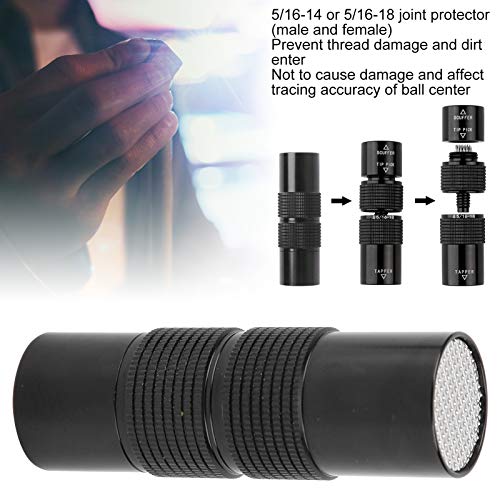 Aluminum All-in-1 Pool Cue Tip Repair Kit with Scuffer & Tapper - 5/16 Joint Accessories