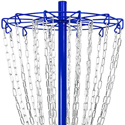Remix Practice Basket for Disc Golf - Choose Your Color and Style - style: Double Chain - Royal Blue