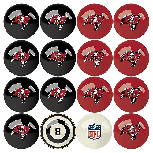Imperial NFL Billiard Ball Set with Numbers - color: Tampa Bay Buccaneers, No Color