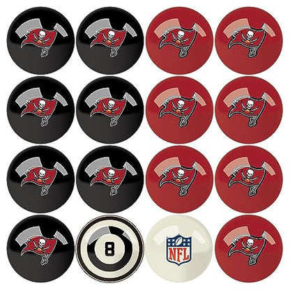 Imperial NFL Billiard Ball Set with Numbers - color: Tampa Bay Buccaneers, No Color