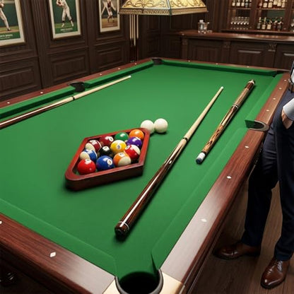 Solid Wood Pool Ball Rack, 2-1/4" Diamond Shaped 9-Ball Rack, Wooden Billiard Pool Table Accessories for Standard Size Balls (Natural Wood)