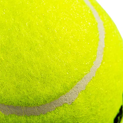 Franklin Sports Pressureless Tennis Balls - Official Size, Low Pressure - Great for Training + Practice - Low Bounce - All Court Surface - Carry Bag Included - style: 12 Balls