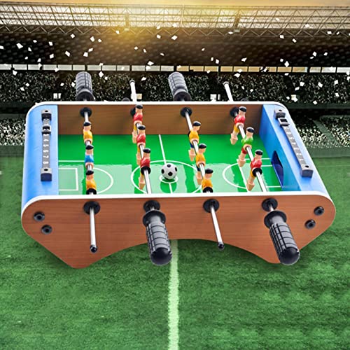 Compact Foosball Table for Adults and Kids | Portable Table Soccer Game Set | Family Fun Desk Football Game | Mini Table Top Soccer for Children