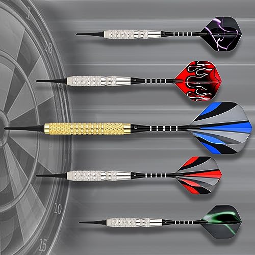 Steel Tip Darts Set 18 Grams15 Pack Steel Barrels - style: s alu15