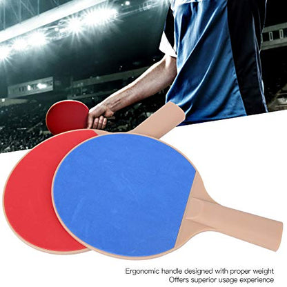 Table Tennis Paddle Kit Ecofriendly Plastic Elasticity Outdoor Children Practice Bat Set with 2 Rackets 2 Balls for Kids Beginners