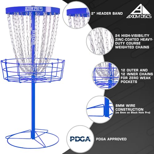 Axiom Discs Pro HD Disc Golf Basket - color: Royal