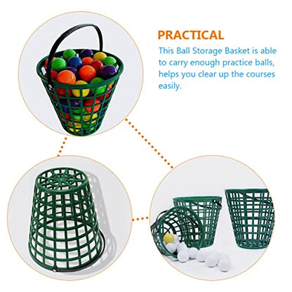 Mipcase Golf Basket Outdoor Storage Ball Baskets Golfs Golf Bag Bucket Golf Game Garage Storage Rack Storage