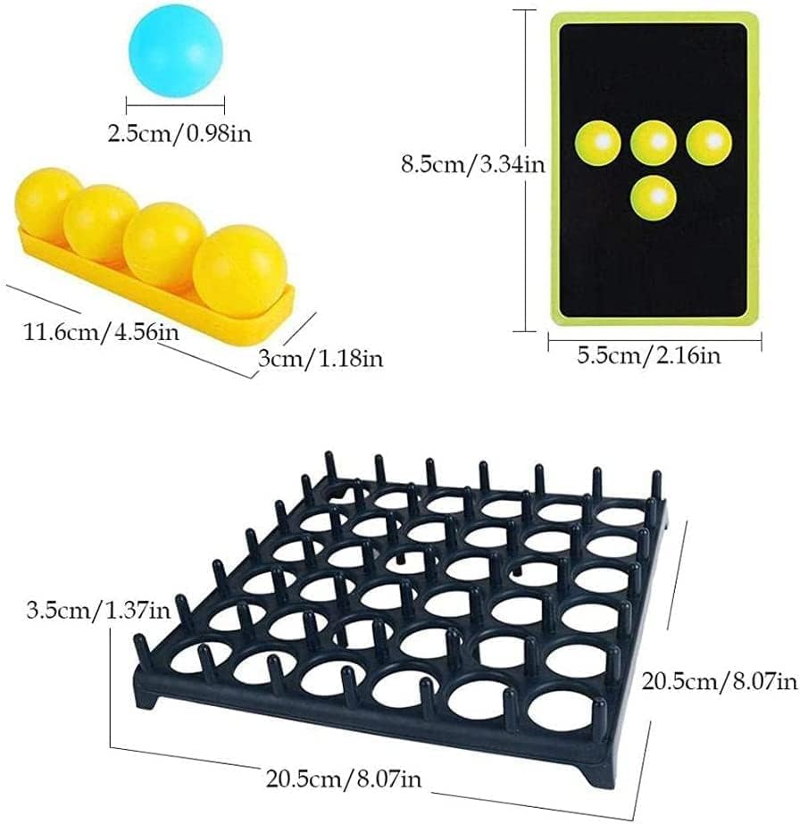 Bounce Ball Family Party Game and Jumping Ball Tabletop Game Toys Desktop Activate Bouncing Ball Game for Adults and Kids