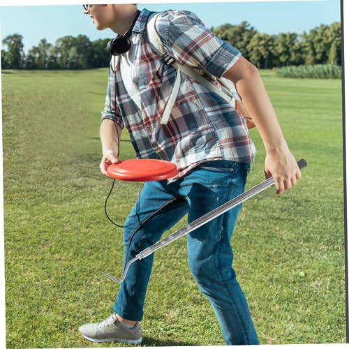 Portable Disc Golf Retriever Stick for Disc Golf Accessories Metal Retriever Rod Easy to Use Carry