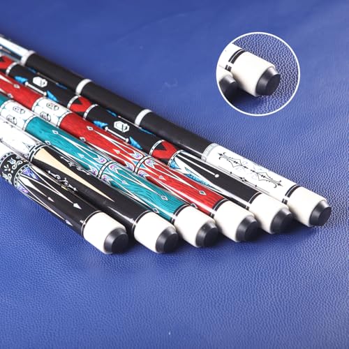 58 inch Canadian Maple Billiard Pool Cue Stick, 13mm 1/2 Maple Billiard Pool Stick, House Bar Pool Table Sticks for Men(Numerous Styles to Choose from) - color: P06
