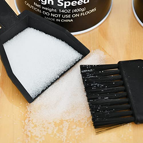 Shuffleboard Sand Wax Shuffleboard Powder Set with Small Brush & Pan - style: 2 Cans High Speed