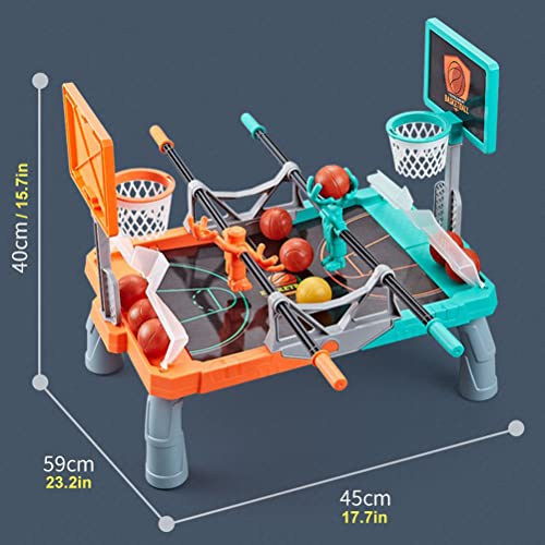Kids Gaming Game Children Basketball Game Parent Child Interactive Game Double Fingertip Table Top Games for Kids (color1)