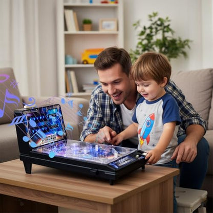 Mini Arcade Pinball for Family Kids, Classic Fun Tabletop Game, Electronic Pinball Game with Lights & Sounds, Nostalgia Ball Shooting Arcade Machine