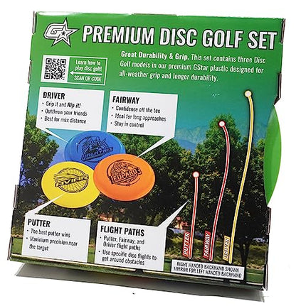 INNOVA Disc Golf - 3 Disc Set: Driver, Mid-Range, Putter - GStar Plastic | Excellent Grip - Super Durable