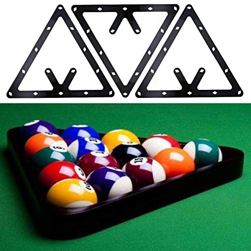 Markeny 6 PCS Triangle Rack Pool Table Ball Holder, Sheet Billiards Triangle Cue Accessories