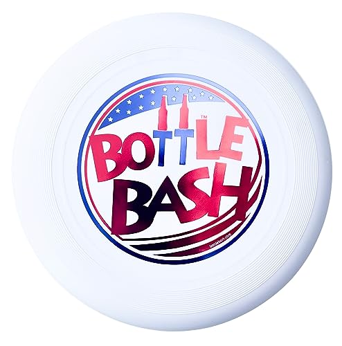 Bottle Bash Soft Toss - Soft Catch for Indoor or Outdoor Flying Disc Games - color: White USA Hard Disc