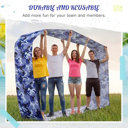 Team Building Games Teamwork Games Run Mat, Learning Activity Fun Playing Run Mat for Adults Field Day Game Team Building Relay Race Outdoor, with Storage Bag