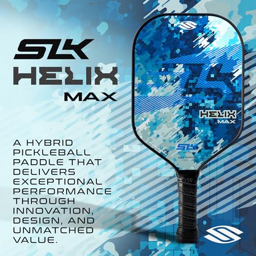 Selkirk Sport SLK Helix Pro Pickleball Paddle | Carbon Fiber & Fiberglass - color: Camo Glitch