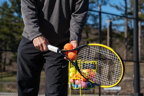 Gamma Pressureless Tennis Balls for Tennis Practice and Lessons, Longer-Term Durability and More Bounce Than Standard Tennis Balls, Blue, Bag of 18