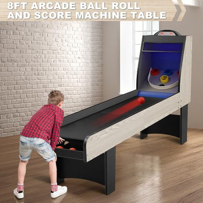 RAYKEEP Roll & Score Arcade Game Ball, 4-Pack Replacement Set for Arcade Ball Toss Games, Ideal for Adults, Family Game Rooms