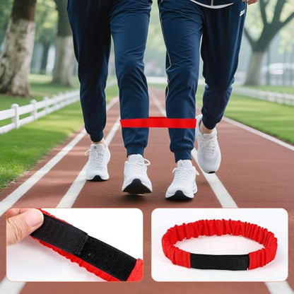 32 Pcs Outdoor Games Potato Sack Race Bags, Egg and Spoon Race Lawn Games, Outdoor Lawn Game for Adults, 3-Legged Race Bands for Outside Backyard Birthday Party Field Day Family