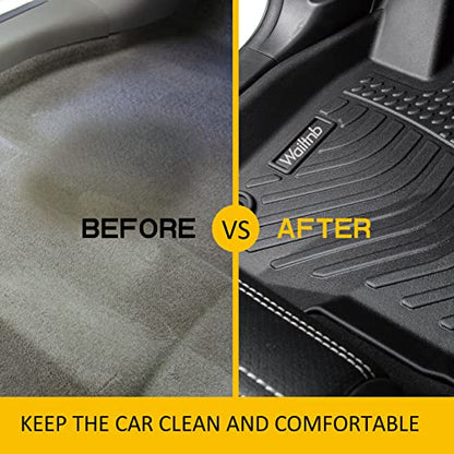 Wailtnb-All Weather Floor Mats & Cargo Liner for Honda CRV 2007-2011 Custom Fit Honda CRV 2007-2011 Waterproof Durable Easy to Clean Accessories - style: 44|For Honda CRV | 2007-2011 | Set