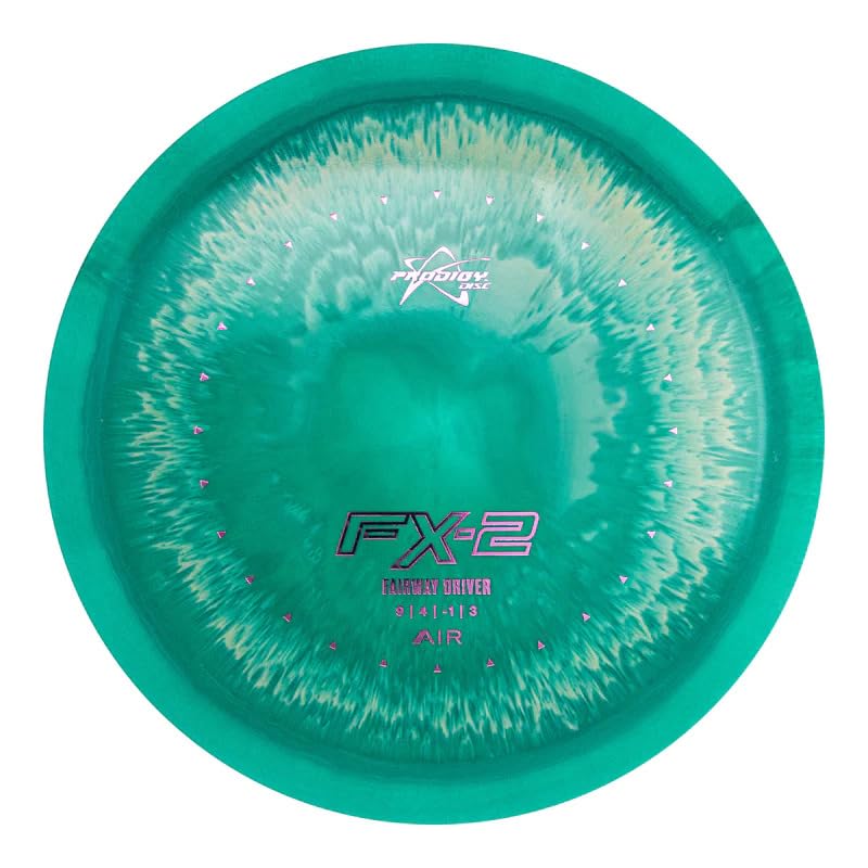 Prodigy Disc FX-2 AIR | Lightweight Disc Golf Fairway Driver | Overstable Flight in All Conditions | New Lightweight Plastic | Alternative to Firebird | Colors May Vary