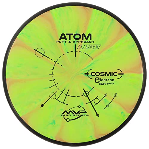 MVP Disc Sports Cosmic Electron Atom Disc Golf Putter (Choose Your Firmness/Colors May Vary) - size: 165-170g, style: Soft