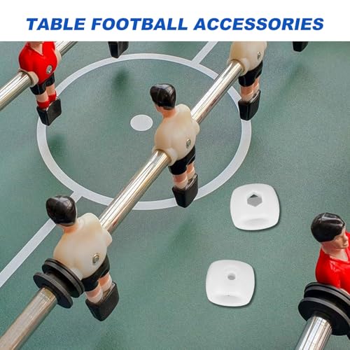 MAGICLULU 8pcs Foosball Rod Bearings Table Soccer Rod Stop Rings Plastic Foosball Goal Positioners Replacement Parts for Tabletop Soccer Accessories