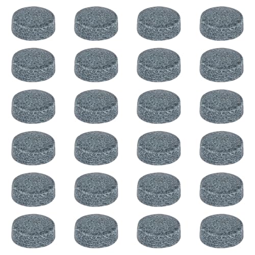 Billiard Pool Cue Tips, Pool Cue Tips Replacement Kit Cow Leather Pool Cues - color: Grey, size: 11mm