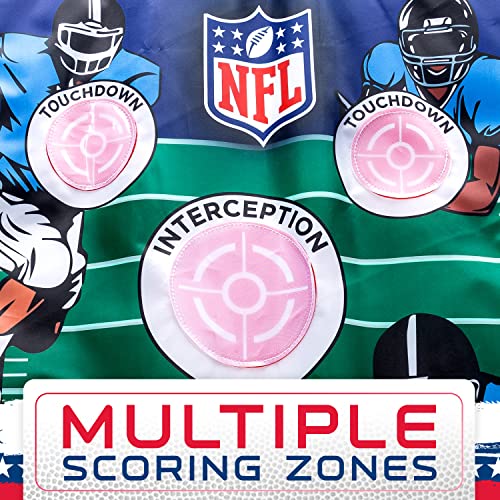 Franklin Sports MLB and NFL Target Toss Game - Kids Over The Door Mini Throwing Game - Perfect Indoor Toy for Kids - 36" x 24"