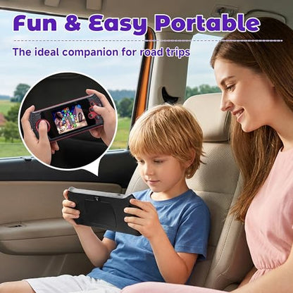 16 Bit Handheld Game for Kids Built-in 230 HD Classic Retro Video Games USB Rechargeable 3.0 Inch Childrens Travel Electronics Toys Portable Gaming Player System Gift for Boys Girls Ages 4-8-12 - style: Red