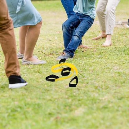 UKCOCO 2Pcs Legged Race Bands for Adults Team Building Games for Carnival Field Day Backyard Parties Outdoor Fun Enhance Teamwork Interaction