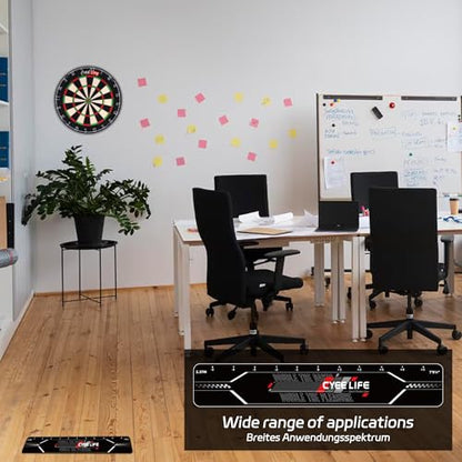 Cyeelife Dart Throw Line, Double the Darts, Double the Pleasure, 23.4 x 3.9 inches