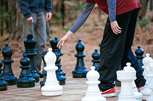 Chess House Giant Chess Set - 25 inch King, 32 Pieces, All-Weather Outdoor