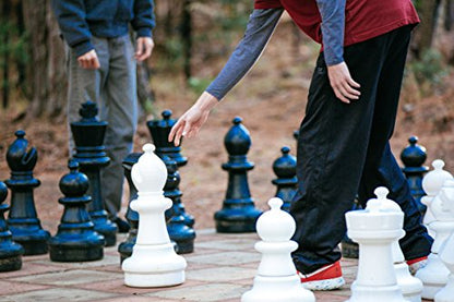 Chess House Giant Chess Set - 25 inch King, 32 Pieces, All-Weather Outdoor