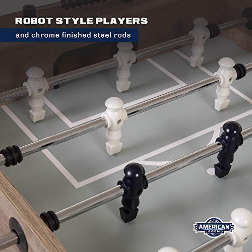American Legend Foosball Tables - Modern Design - Official Size Playfield - Kirkwood and Manhattan Styles - color: Kirkwood