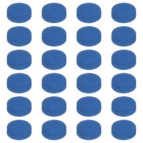 Billiard Pool Cue Tips, Pool Cue Tips Replacement Kit Cow Leather Pool Cues - color: Blue, size: 12mm