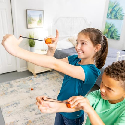 NERF Slingshot Shooting Target - Fling n' Score Inflatable Foam Ball Slingshot Target Game - Over the Door Toss Game for Kids - 24"