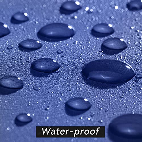 Heavy Duty Leatherette Billiard Pool Table Cover, Waterproof & Tearproof Cover for Pool Table 7/8/9FT (9 Feet/Blue) - color: Midnight Blue, size: 9FT-(112"LX 62"WX 8“H)