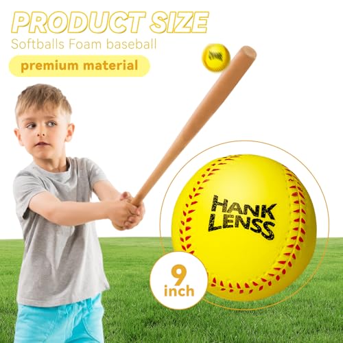 Soft Foam Baseballs for Kids - 12 Pack Practice Balls for Beginners