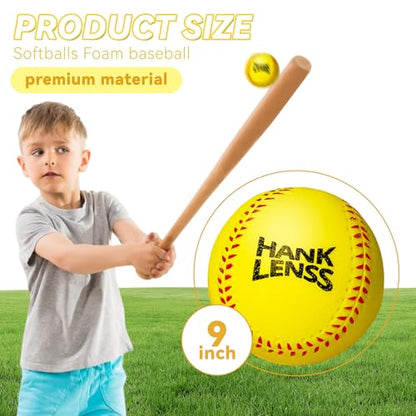 Soft Foam Baseballs for Kids - 12 Pack Practice Balls for Beginners